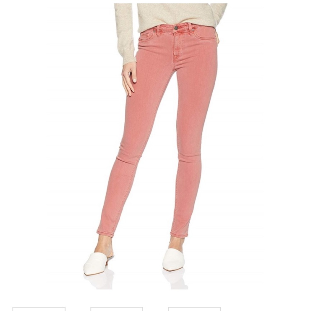 NWT Hudson la pink mid rise skinny ankle jeans